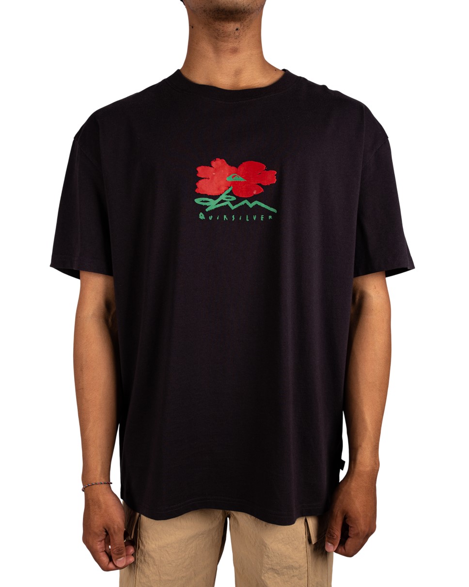 Mens Street Floral Short Sleeve T-Shirt