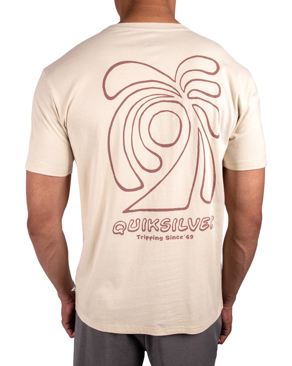 Mens Curve Palm Short Sleeve T-Shirt (WBS0)