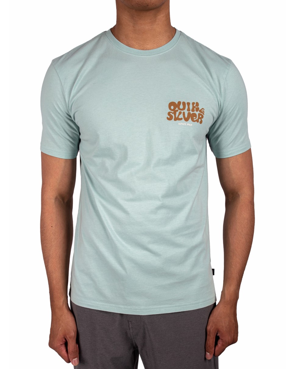 Mens Low Tide Short Sleeve T-Shirt-Blue