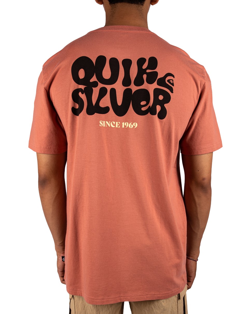 Mens Low Tide Short Sleeve T-Shirt-Red