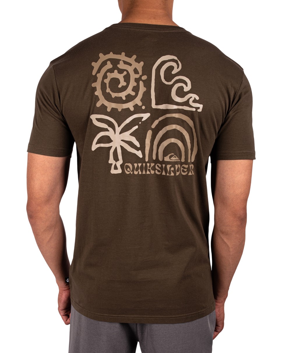 Mens Island Flow Short Sleeve T-Shirt (CRE0)