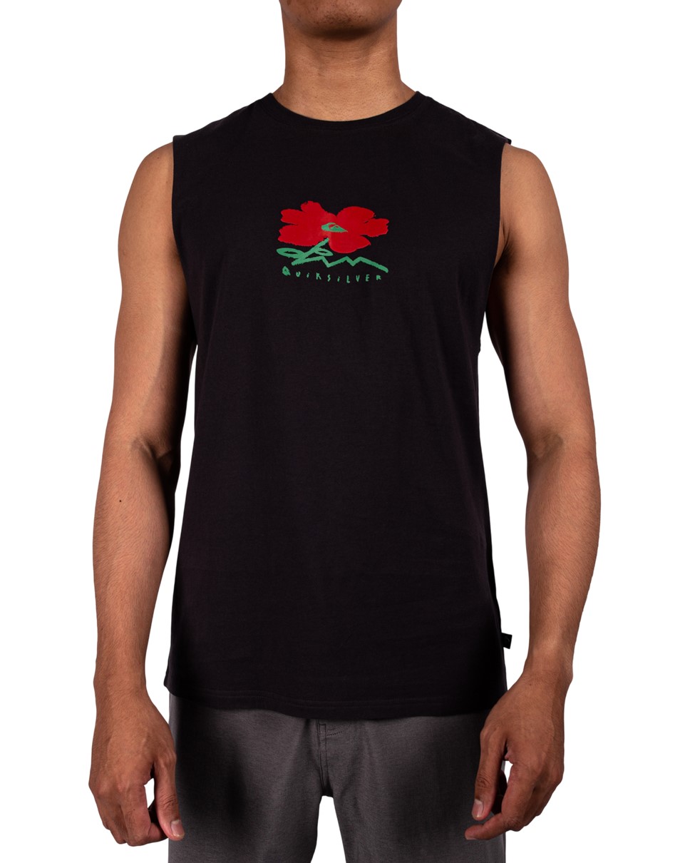 Mens Street Floral Muscle