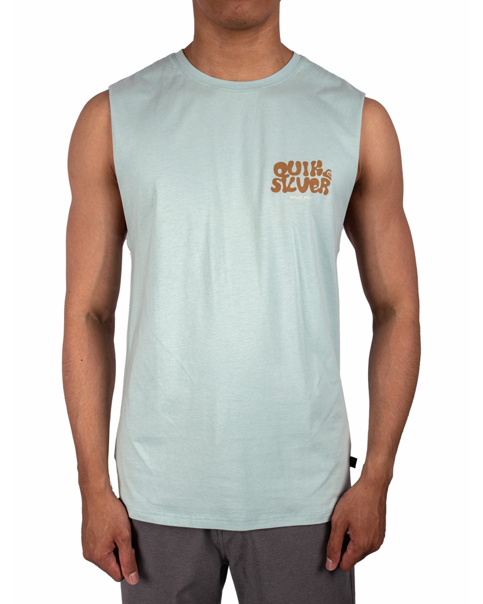 Mens Low Tide Muscle-Blue