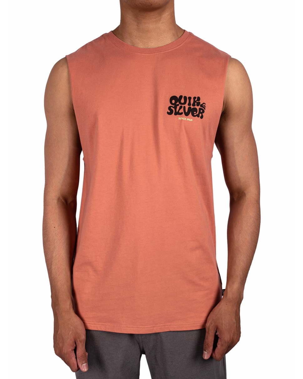Mens Low Tide Muscle-Red