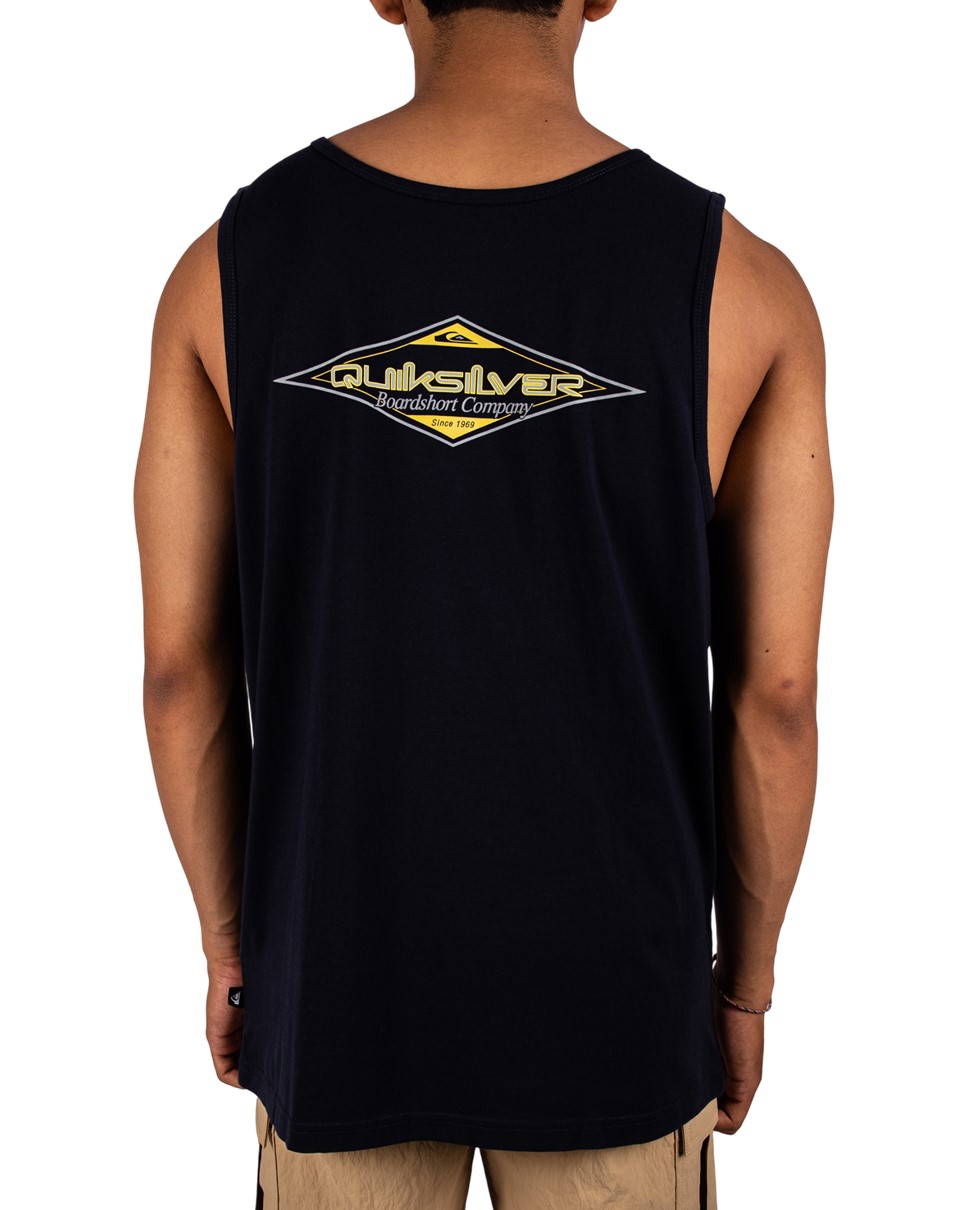 Mens Sunfade Tank-Black