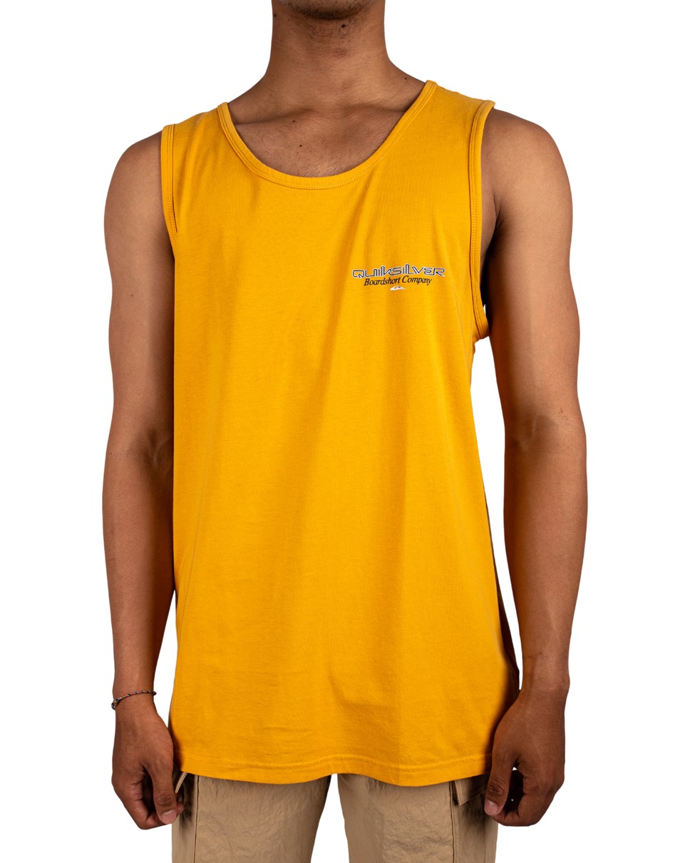 Mens Sunfade Tank-Yellow