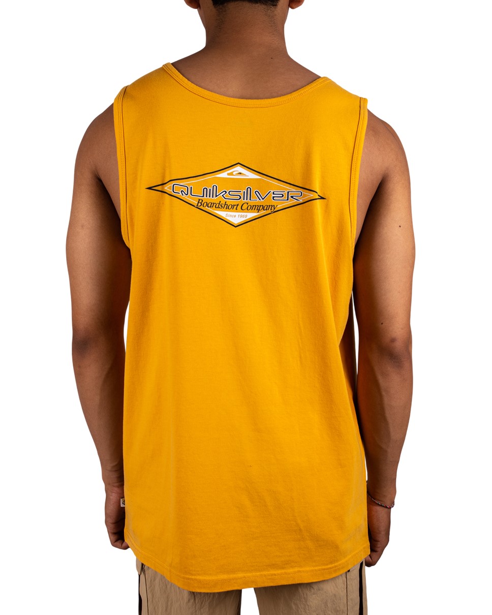 Mens Sunfade Tank-Yellow
