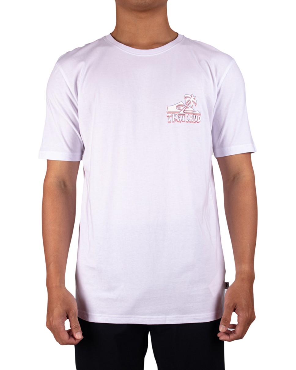 Mens As Tripple Lines-White