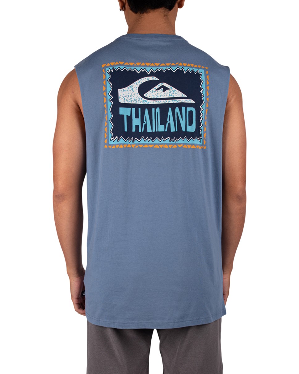 Mens As Thai Warped Frames Muscle-Blue