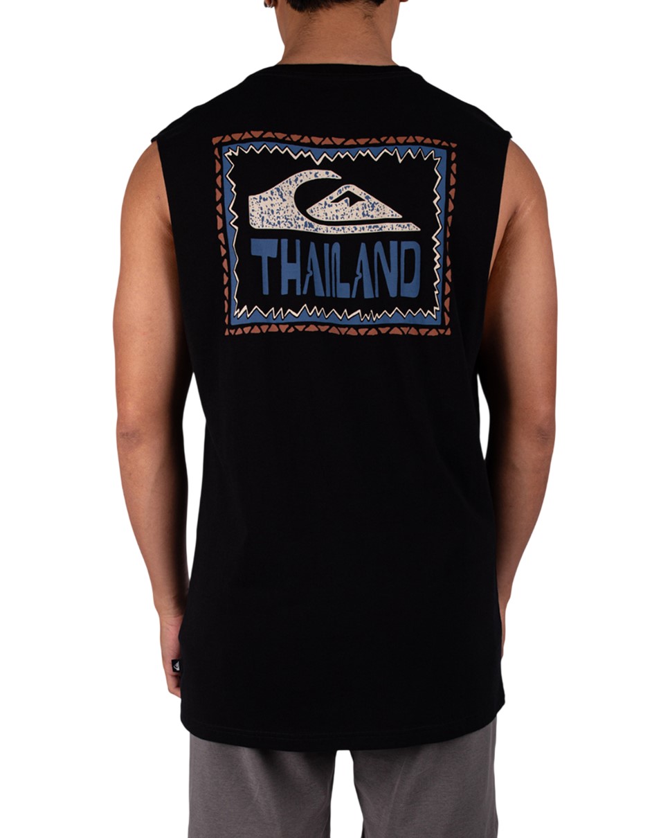 Mens As Thai Warped Frames Muscle-Black