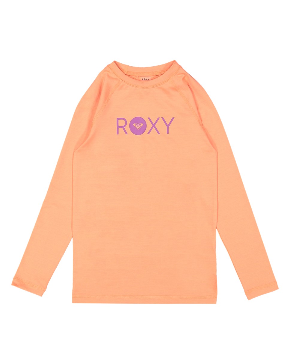 Girls 8-16 Essential Long Sleeve Lycra-Orange