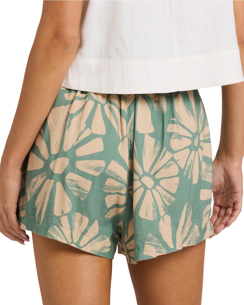 Womens Suntribe Elastic Waist Shorts