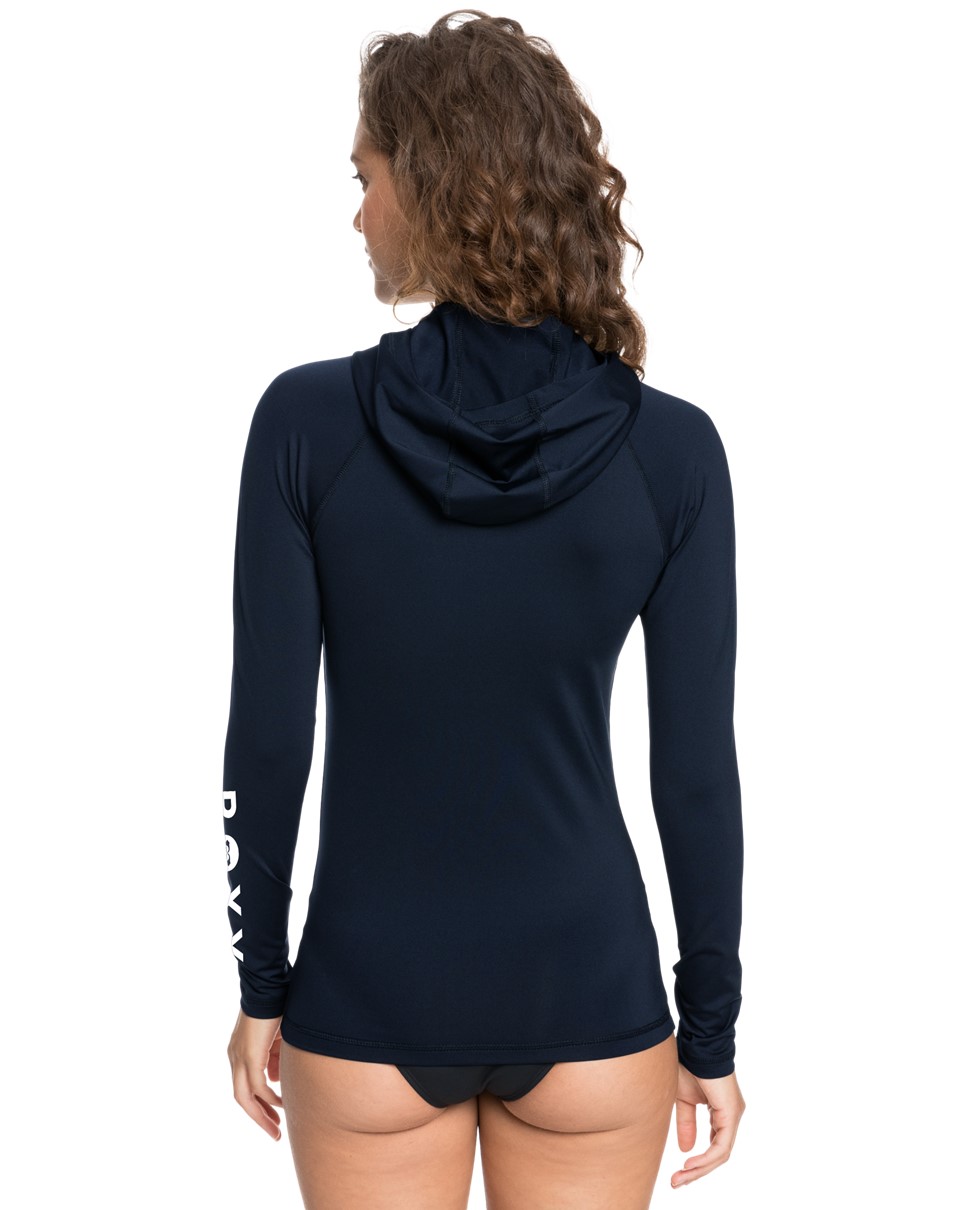 Womens Essentials Long Sleeve Hoodie Rashguard (KVJ0)