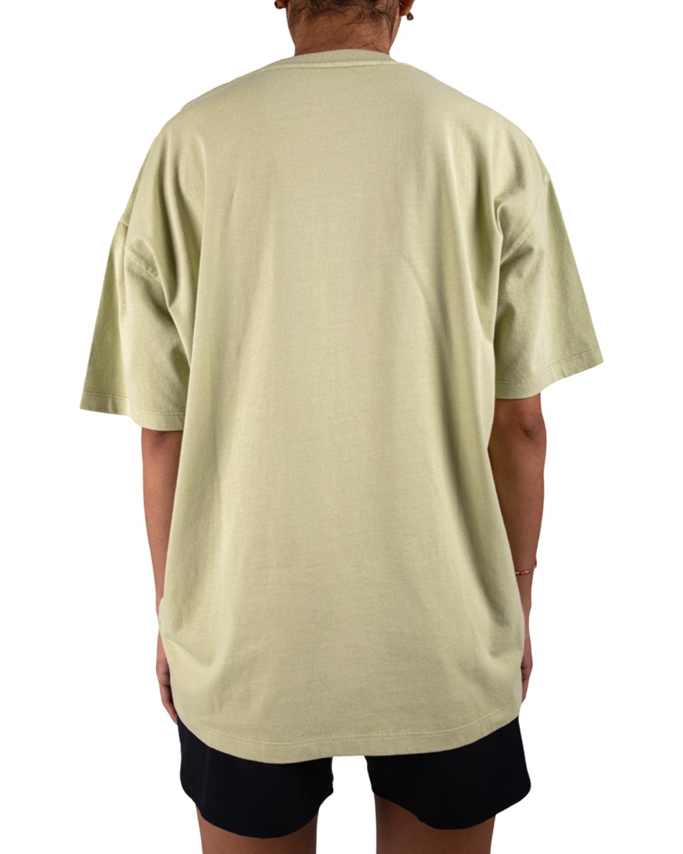 Womens Sunny Waves Tee-Green