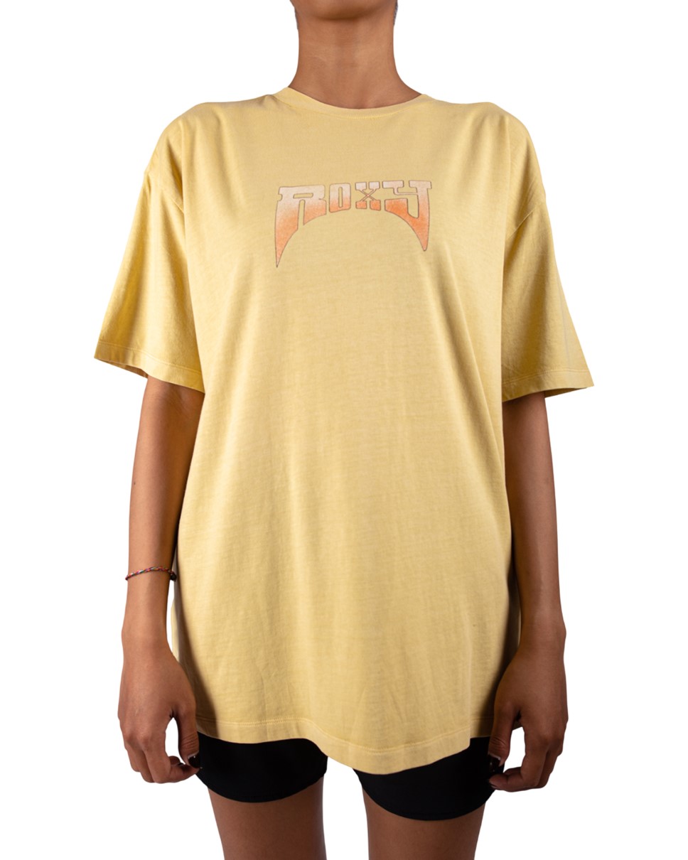 Womens Salt Water  Tee-Yellow