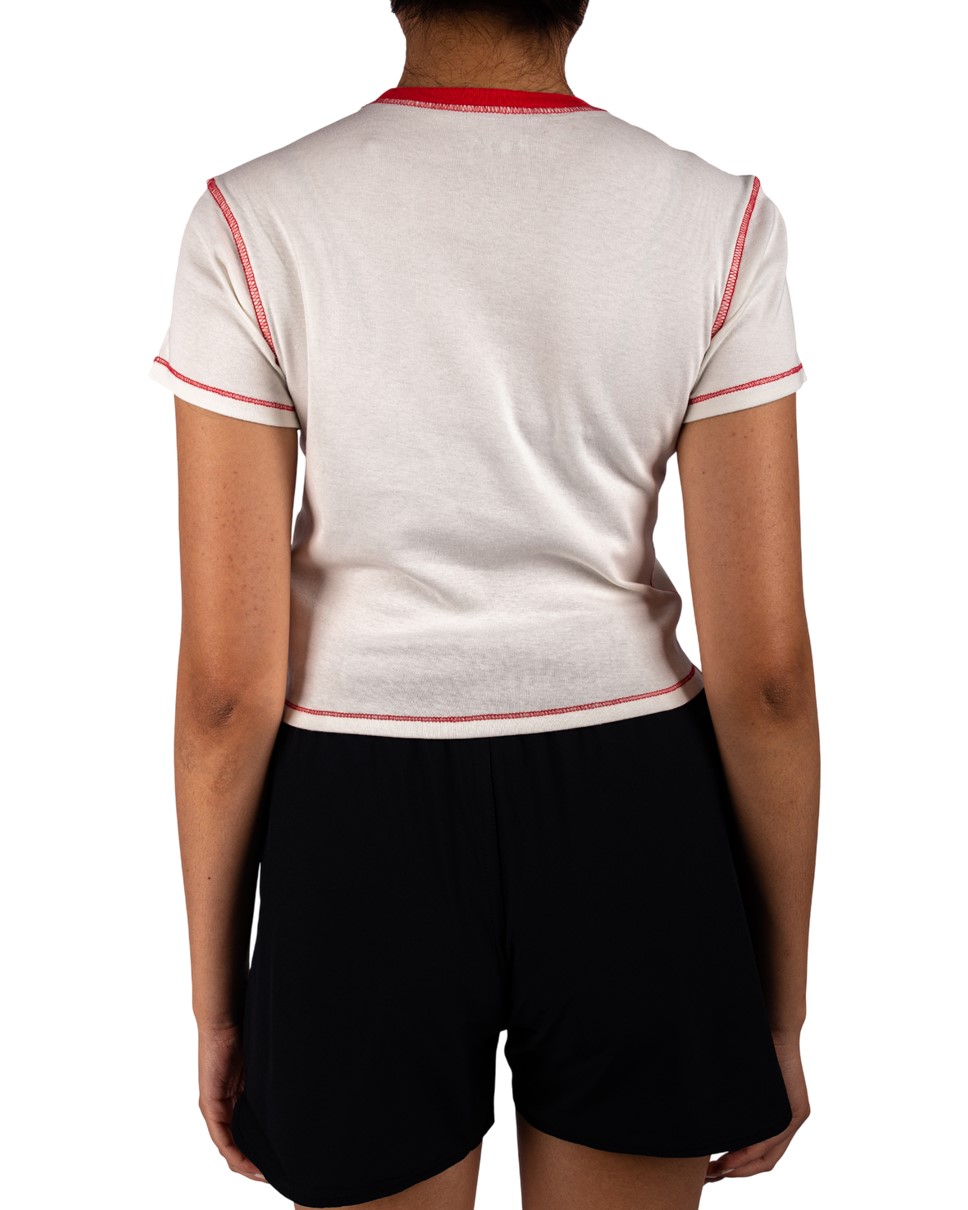 Womens See Ya Top-White