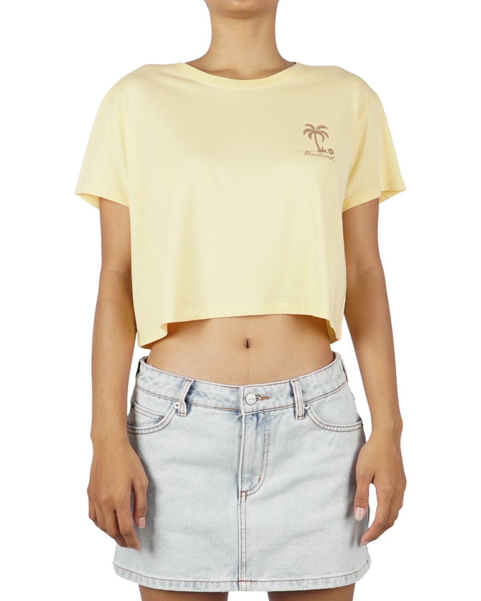 Womens As Faraway Th Crop Top (YEG0)