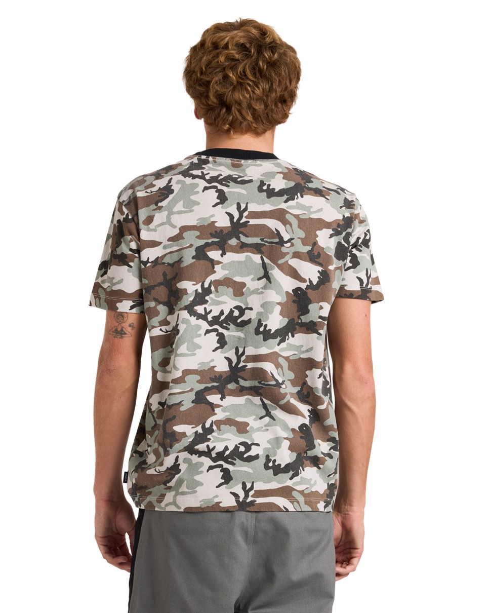 Mens RVCA Drip Short Sleeve T-Shirt