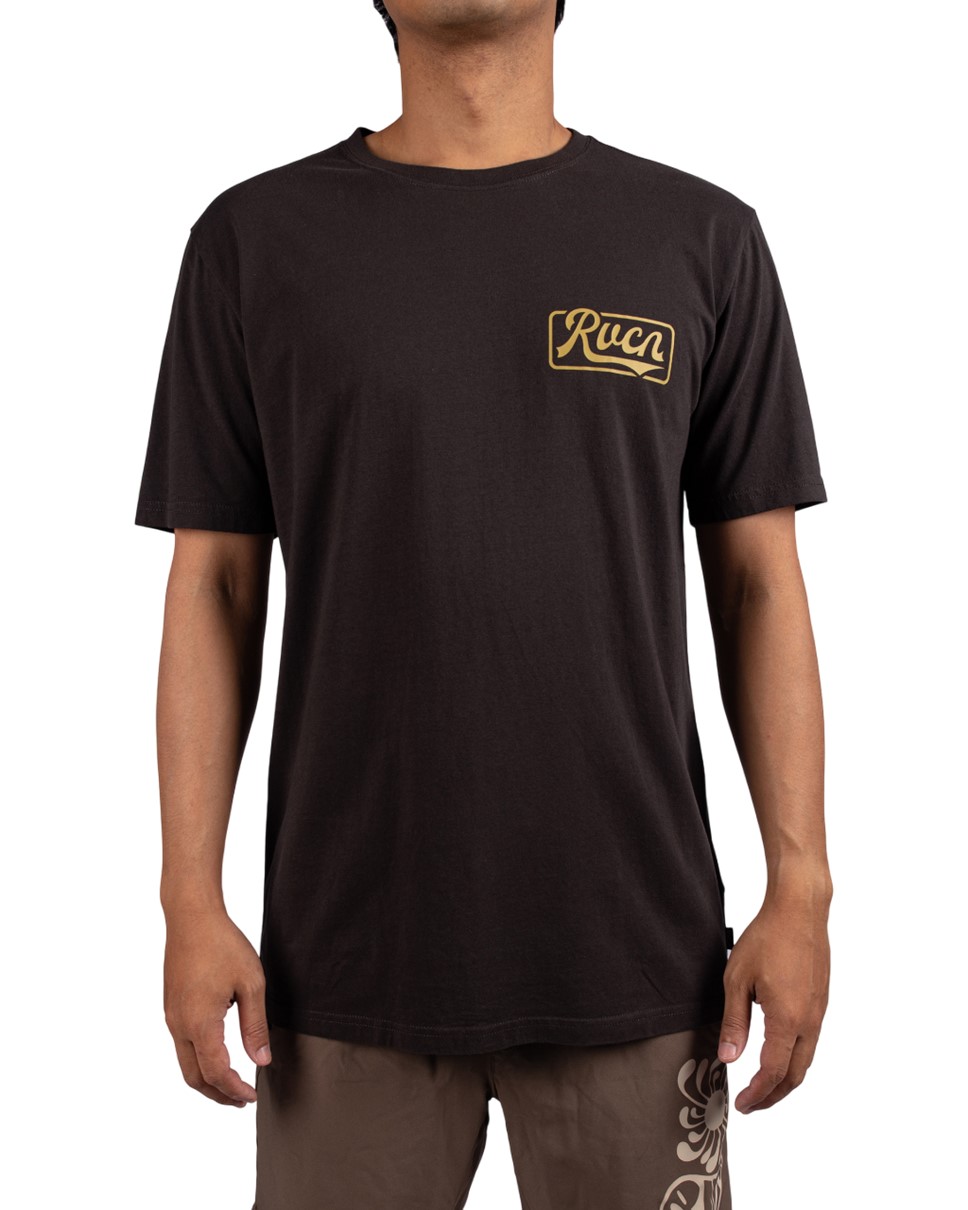 Mens Frame Up Short Sleeve T-Shirt-Black