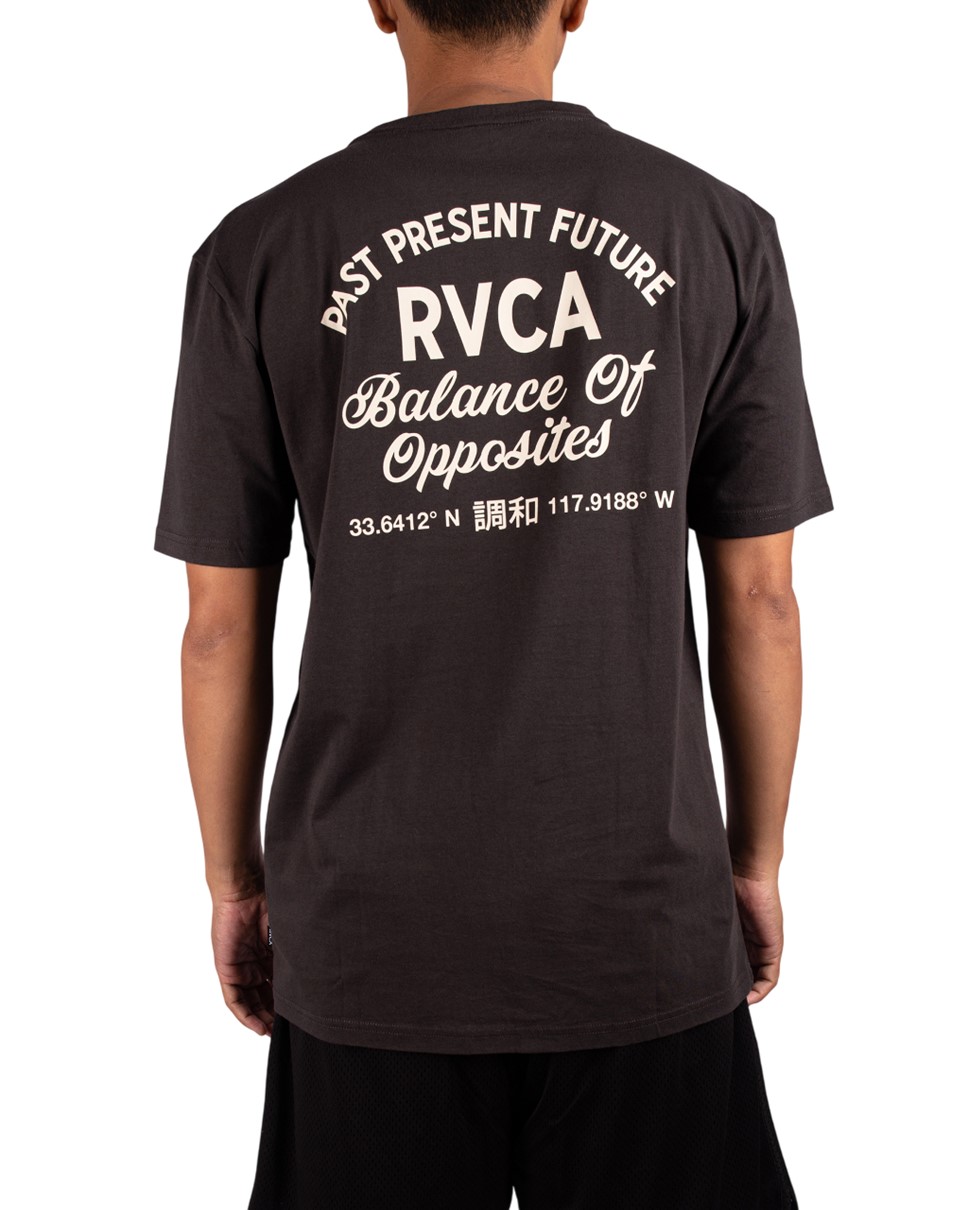 Mens Textfull Short Sleeve Tee-Black